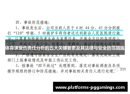 体育课受伤责任分析的五大关键要素及其法律与安全防范措施